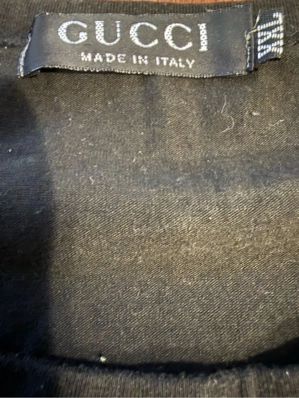 Gucci Black Short Sleeve GG Pattern shirt with 